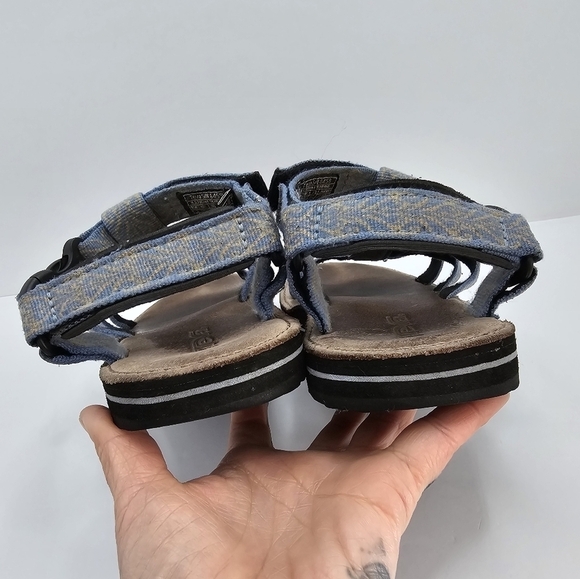 Teva | Dorado blue tan strappy Gorpcore outdoor sandals | WMS 7 - Picture 7 of 12